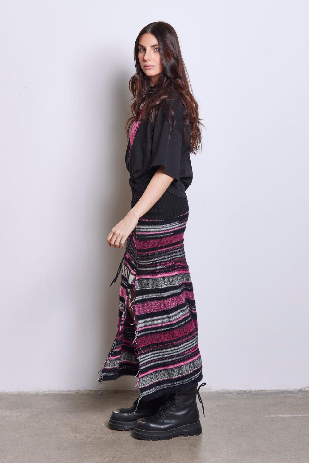 Akep T-SHIRT OVERSIZE CON STAMPA FLOCK - CAPSULE "AKEP X PINK PANTER" Vendite Flash
