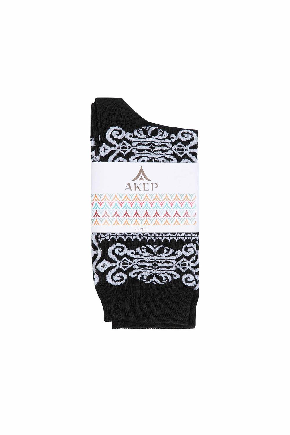 Akep CALZINI CORTI AKEP IN TESSUTO JACQUARD Pezzi Unici