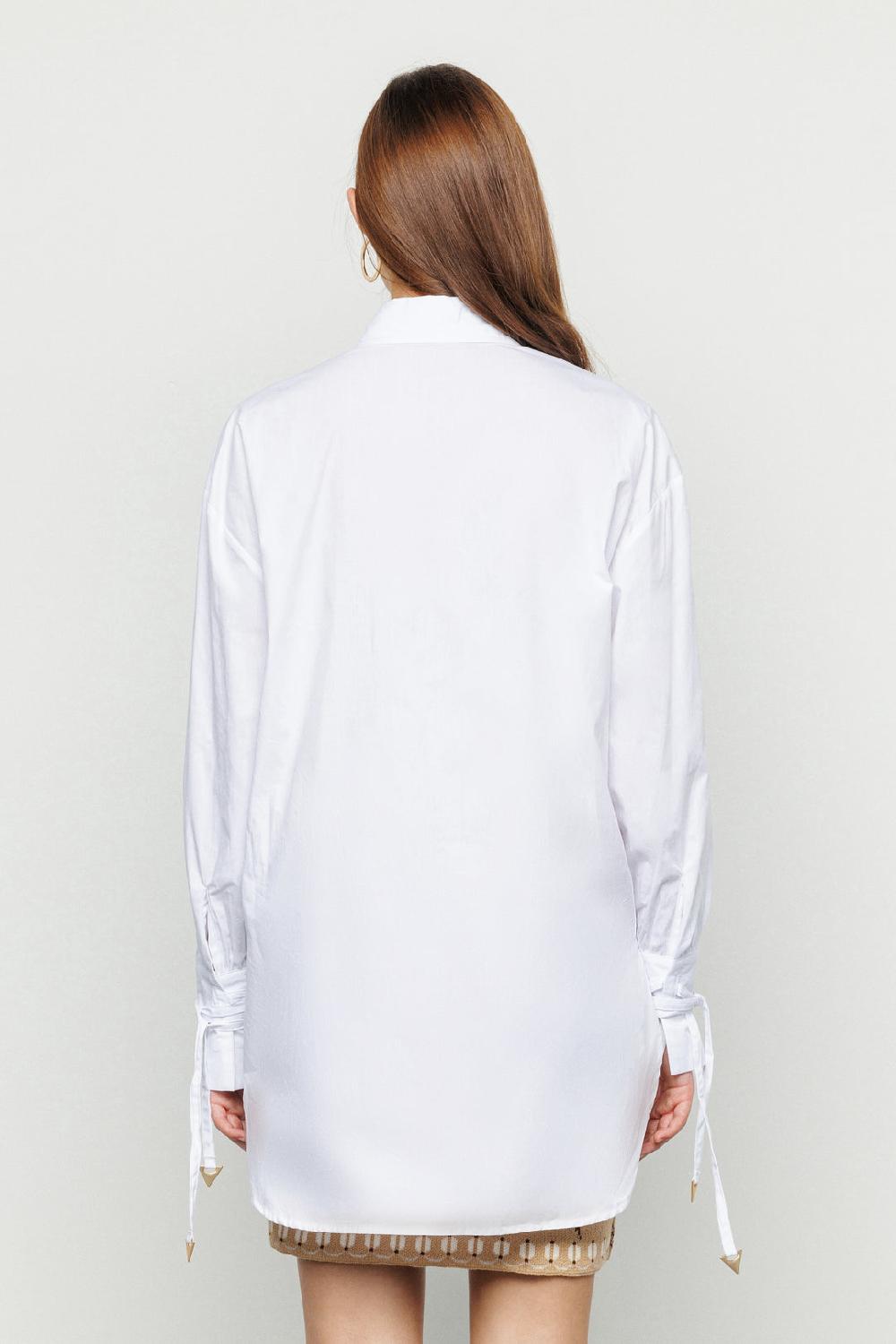 Akep CAMICIA OVERSIZE AKEP CON LACCETTI AI POLSI Negozi Online