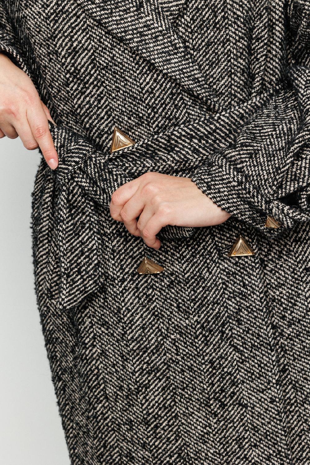 Akep CAPPOTTO LUNGO AKEP CON APPLICAZIONE SUL RETRO IN TESSUTO JACQUARD Fino Al -60%