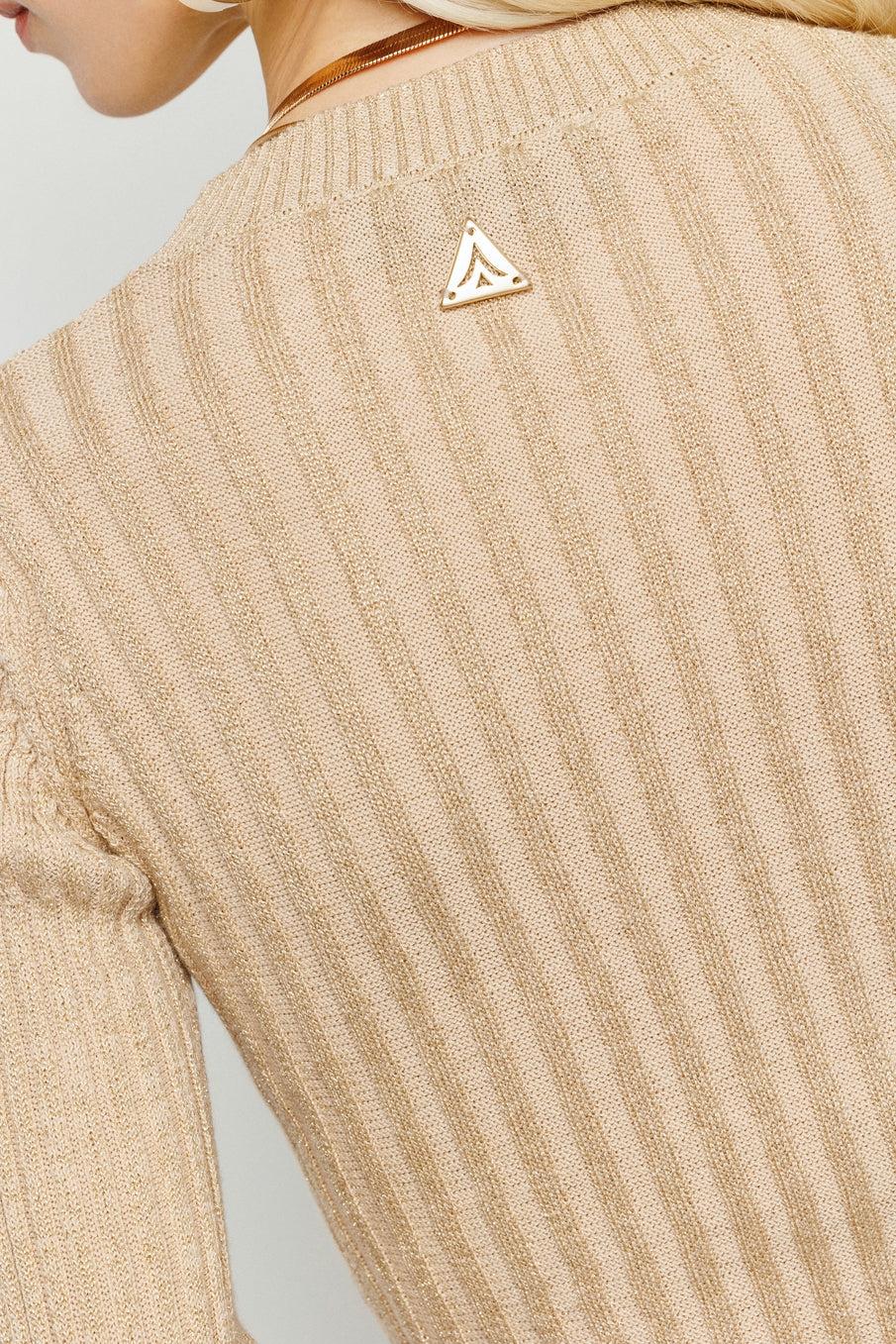 Akep MAGLIA AKEP A GIROCOLLO IN LUREX VANISE' Fino Al -60%