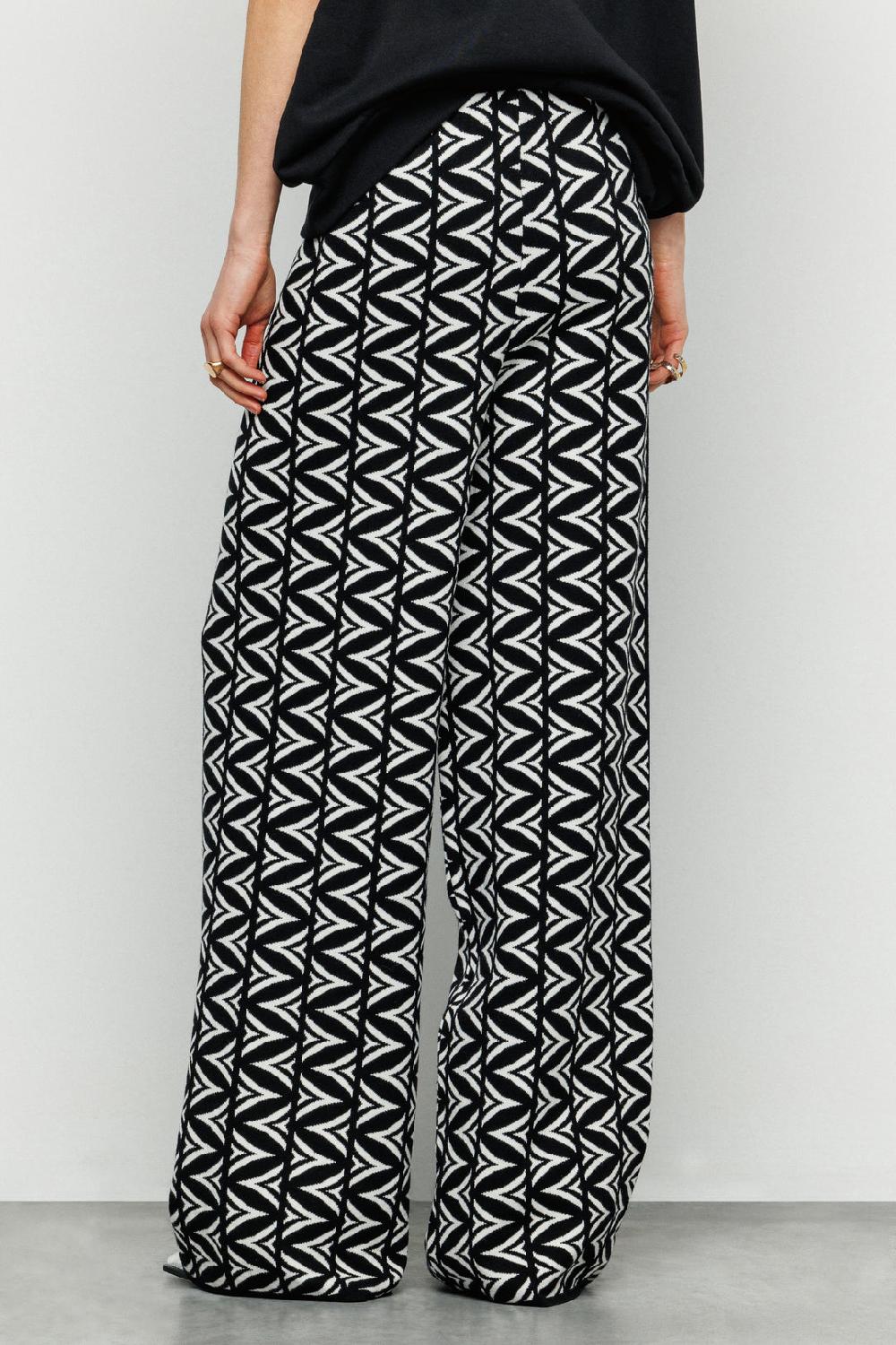 Akep PANTAPALAZZO AKEP A PALAZZO FANTASIA ALL OVER GEOMETRICO Shopping Online