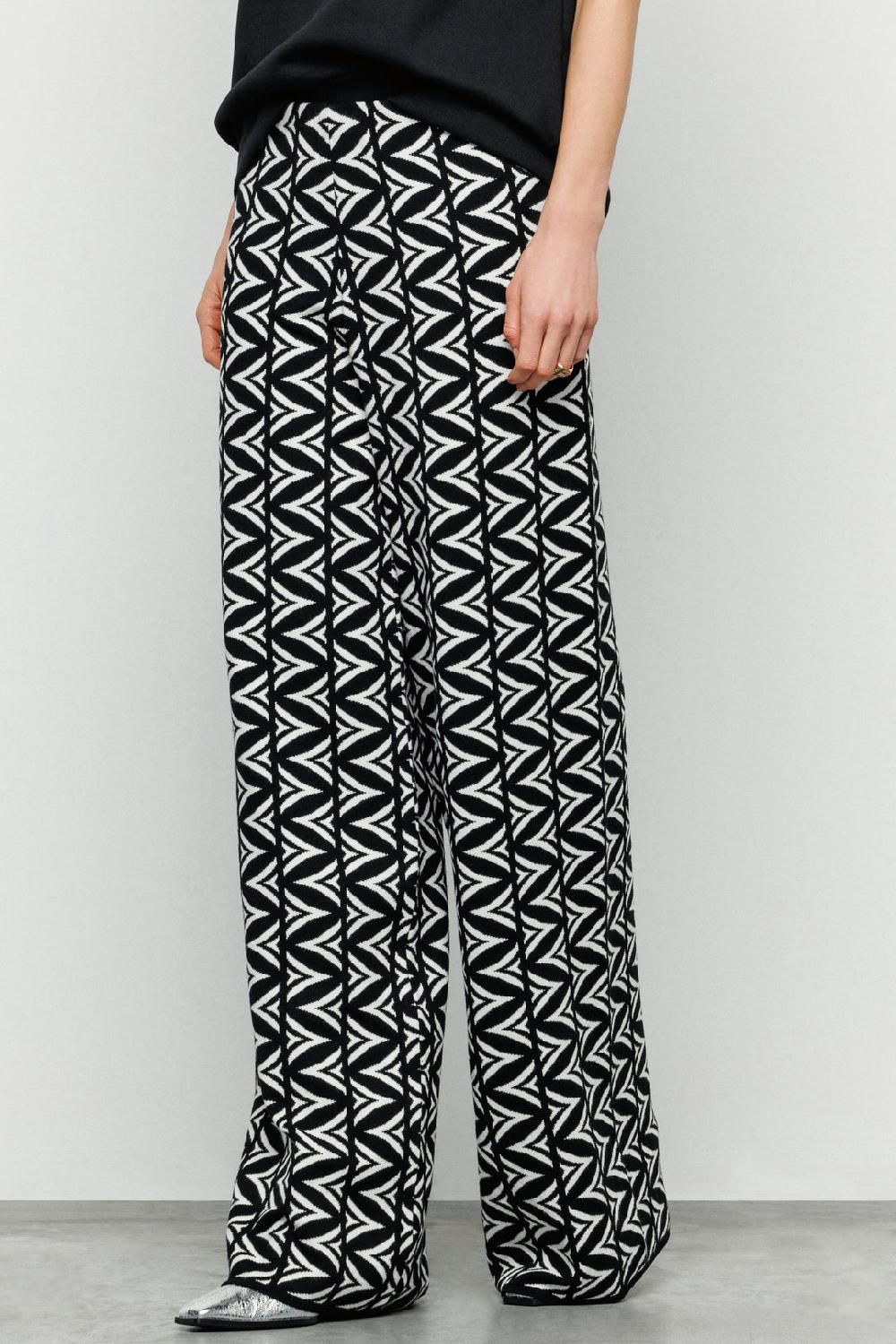 Akep PANTAPALAZZO AKEP A PALAZZO FANTASIA ALL OVER GEOMETRICO Shopping Online