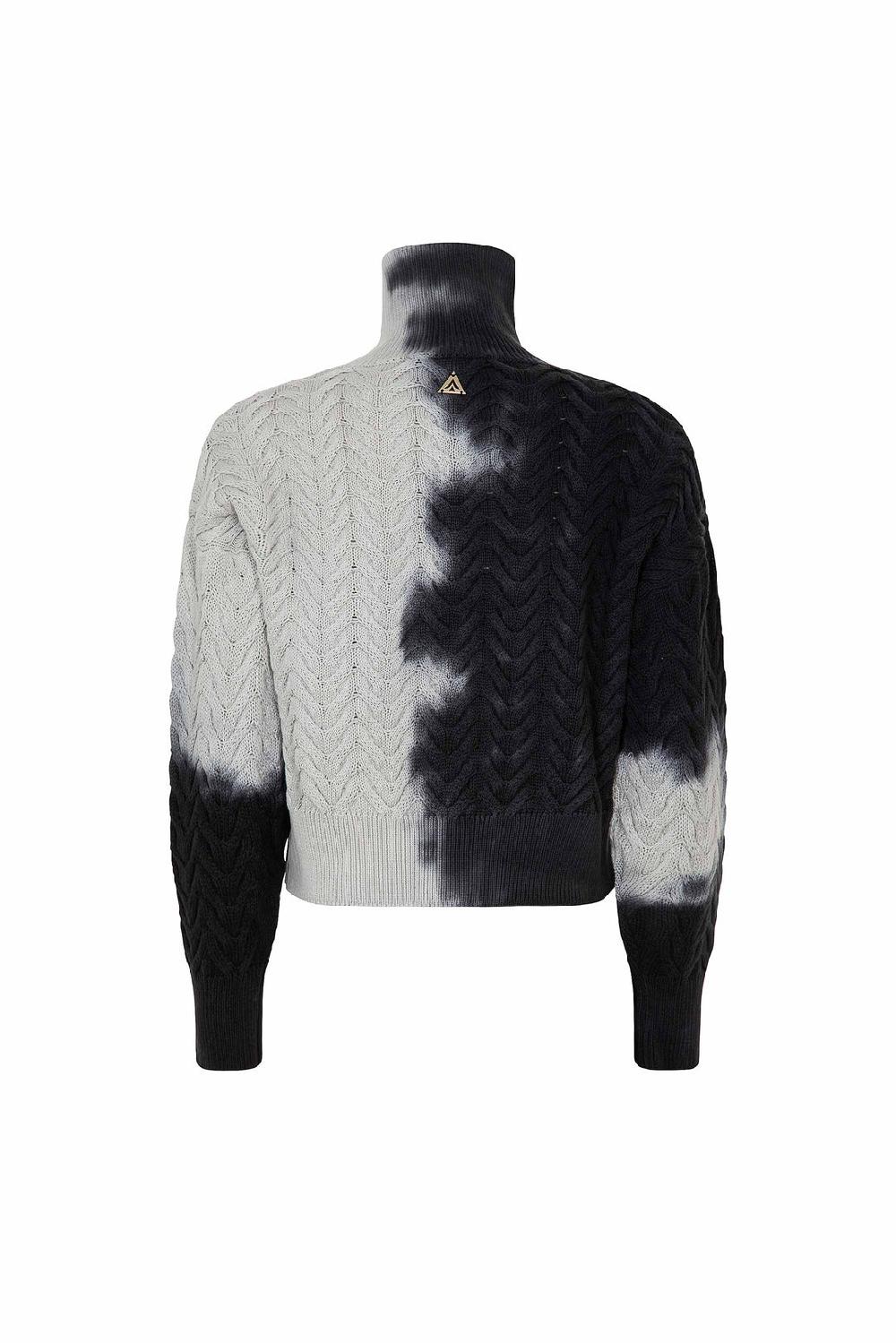 Akep PULL AKEP INTRECCIATO A COLLO ALTO EFFETTO TYE DYE Convenienza
