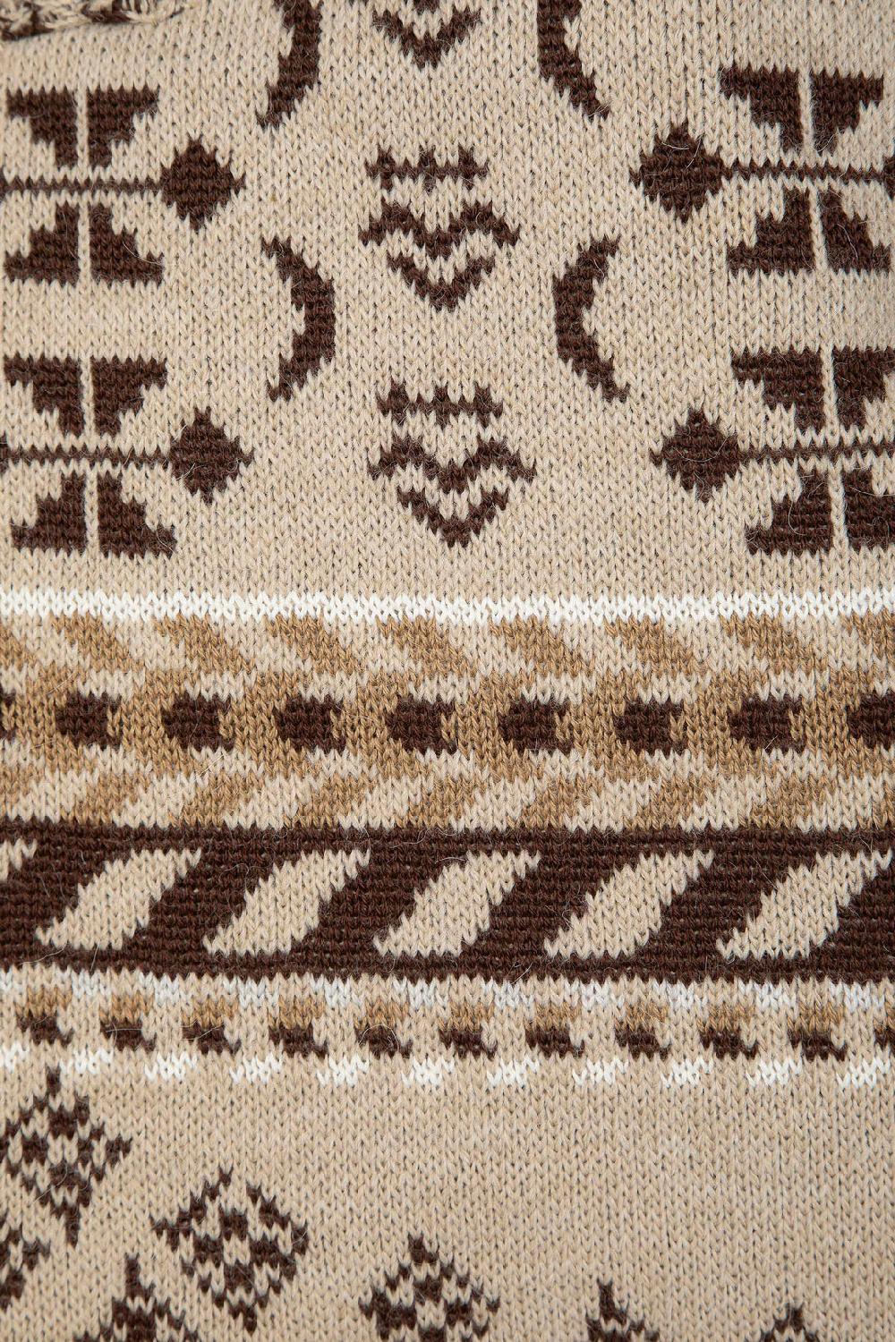 Akep SHOPPING BAG AKEP MISTO LANA JACQUARD SABBIA I Più Venduti