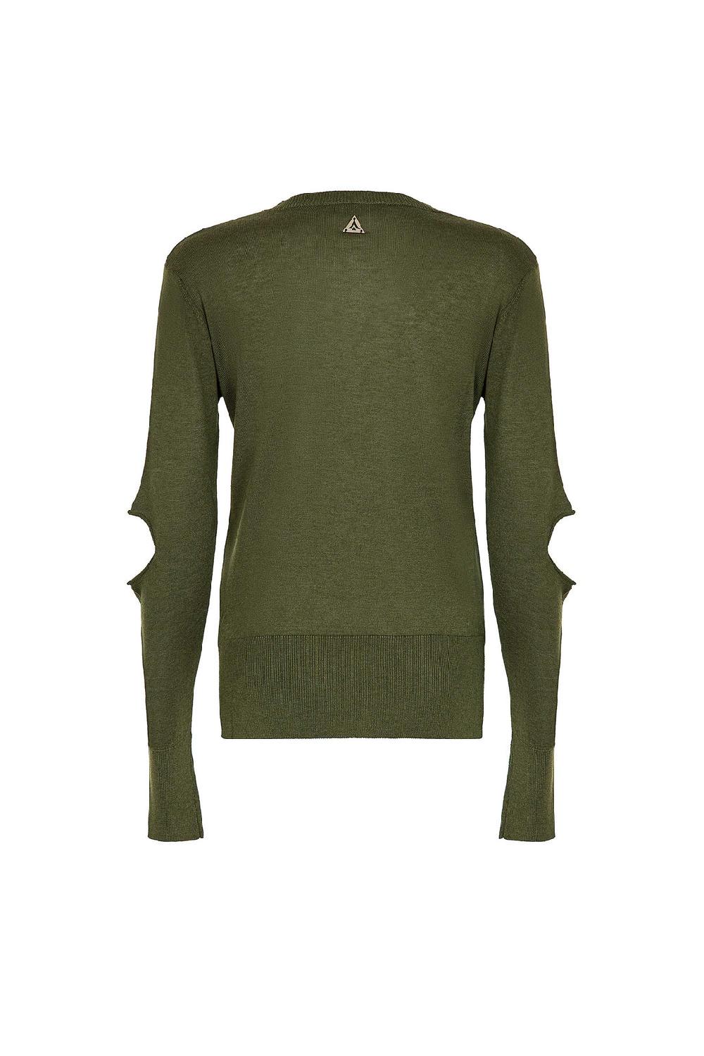 Akep MAGLIA AKEP GIROCOLLO CUT OUT SUI GOMITI In Saldo