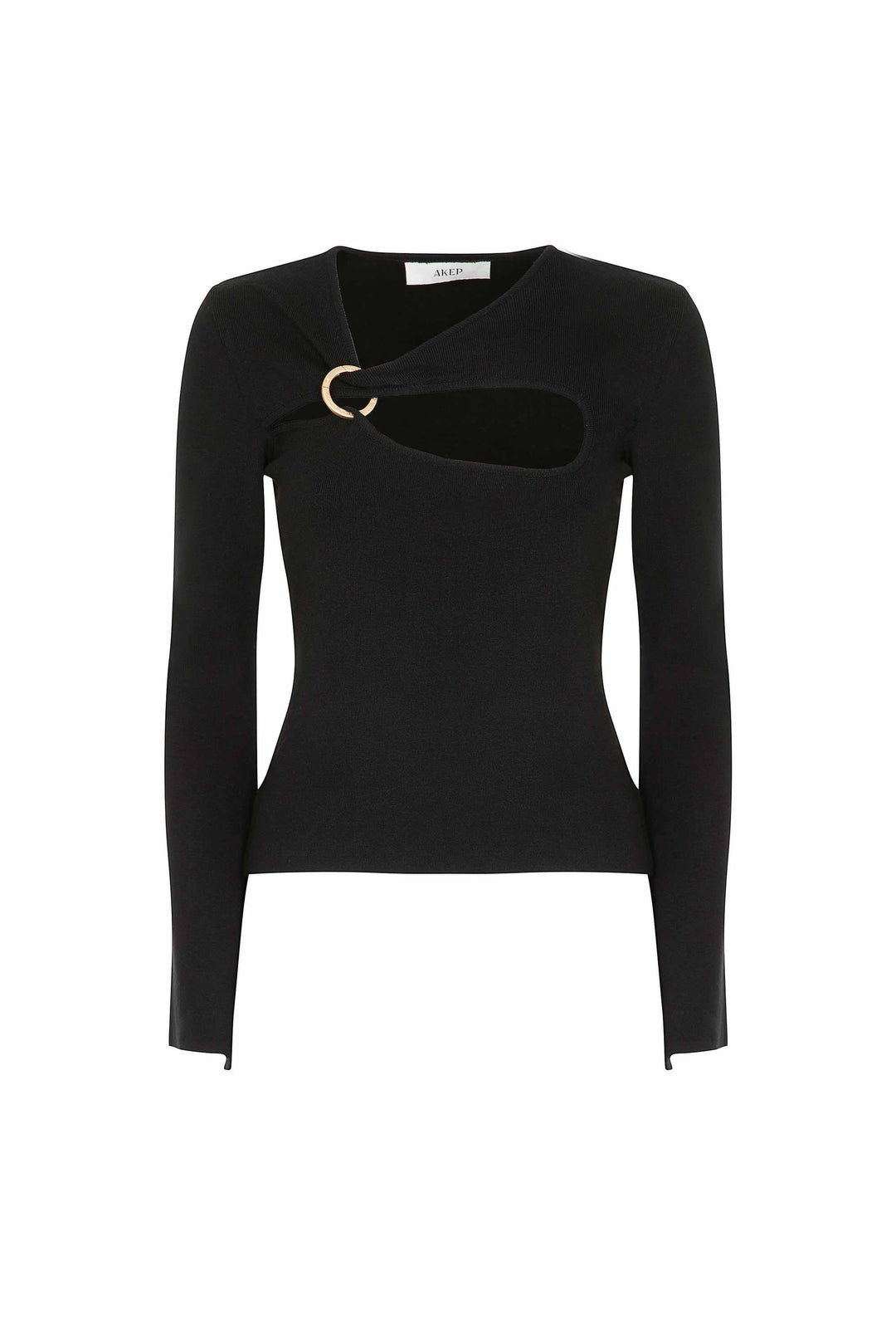 Akep MAGLIA AKEP SCOLLATURA A BARCA CUT OUT CON RING Moda