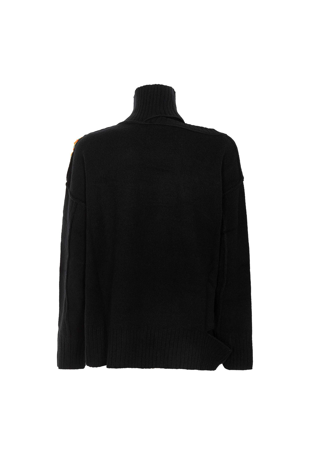 Akep MAGLIONE AKEP A COLLO ALTO DETTAGLI CUT OUT Nuovo