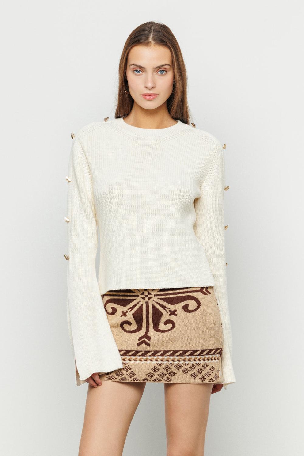Akep MINIGONNA AKEP IN MAGLIA JACQUARD Promozione Limitata