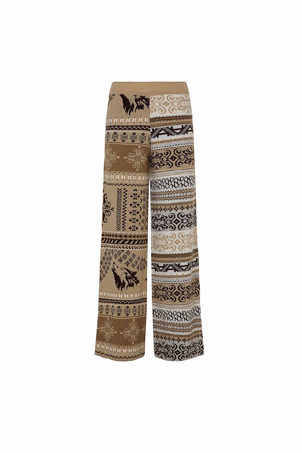 Akep PANTALONE AKEP IN MAGLIA JACQUARD Offerta