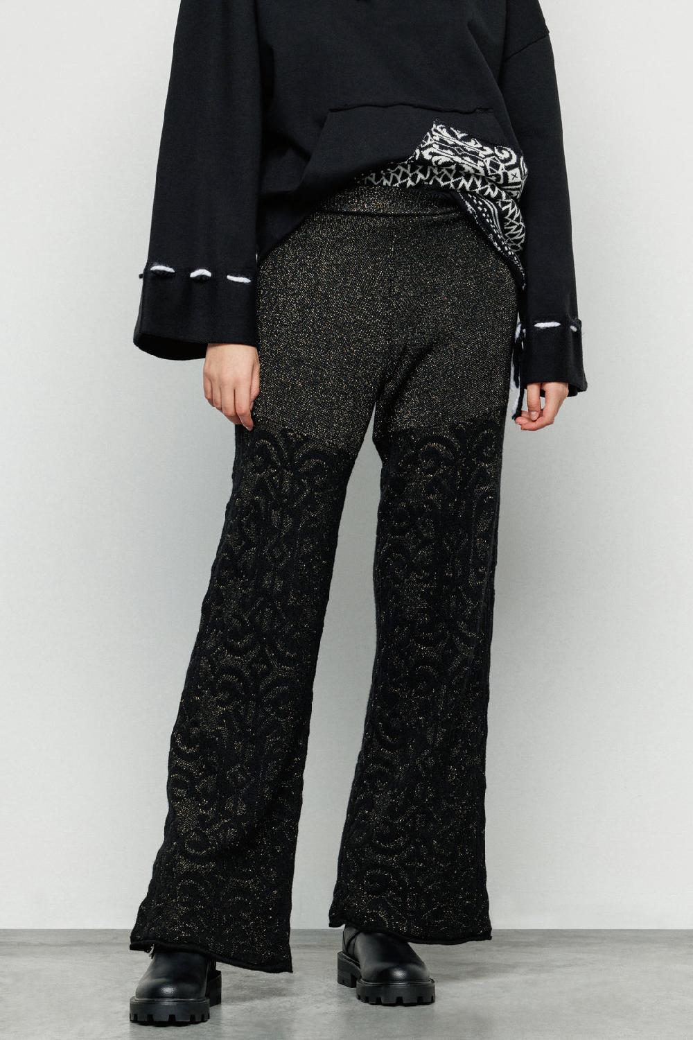 Akep PANTALONE AKEP IN MAGLIA LUREX Economico