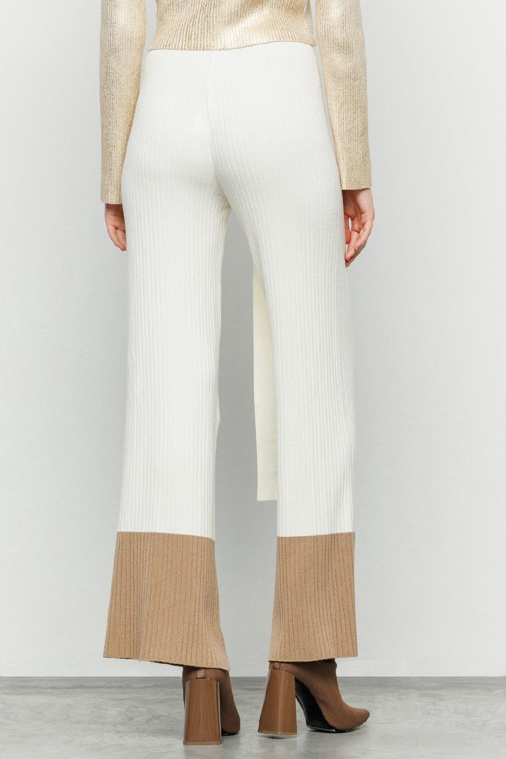Akep PANTALONE BICOLOR AKEP CON CINTURA E RING LOGATO Online