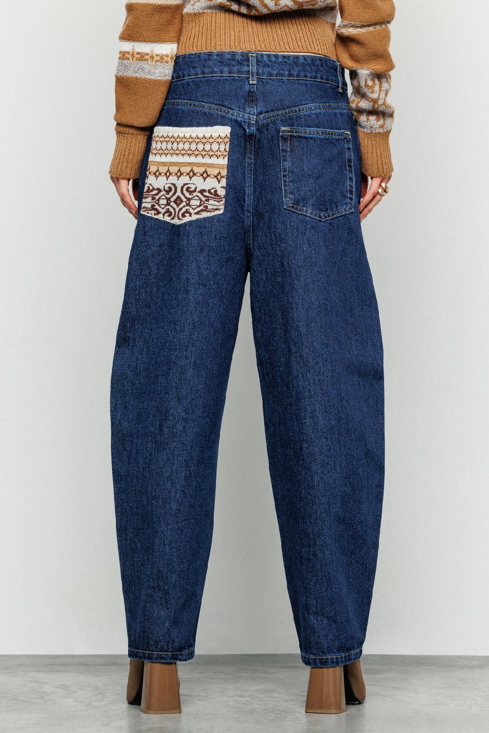 Akep PANTALONE DENIM AKEP CARROT FIT In Vendita