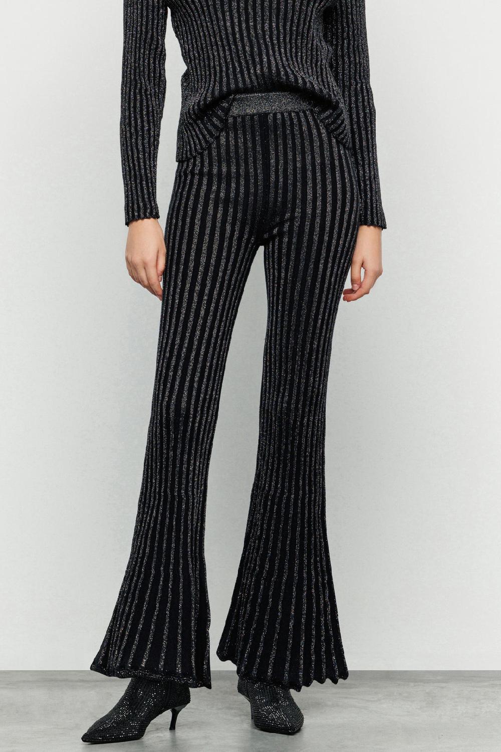 Akep PANTALONE FLARE AKEP IN VANISE' A COSTE Hotsell